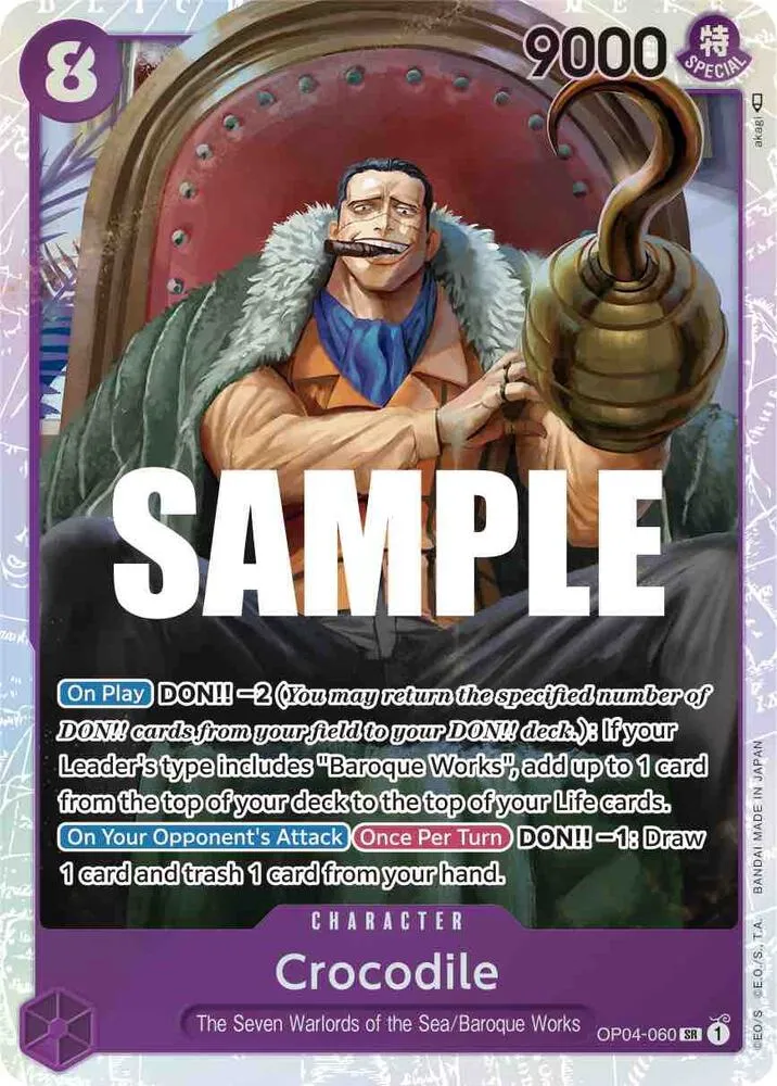 Crocodile (060) — Kingdoms of Intrigue — One Piece Card Game