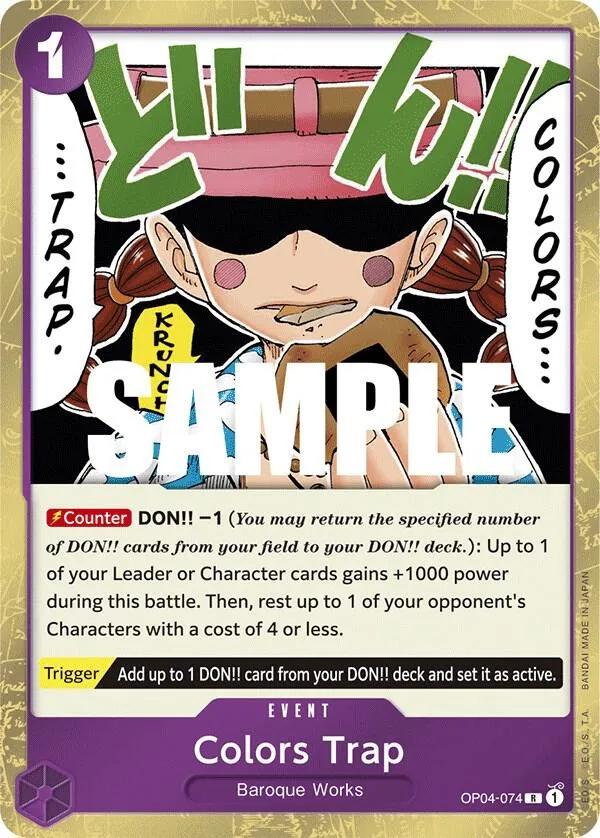 Colors Trap — Kingdoms of Intrigue — One Piece Card Game