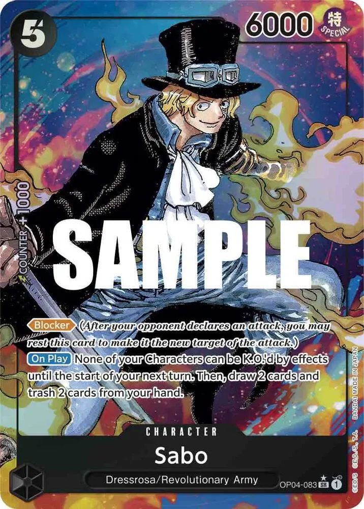 Sabo (Alternate Art) — Kingdoms of Intrigue — One Piece Card Game