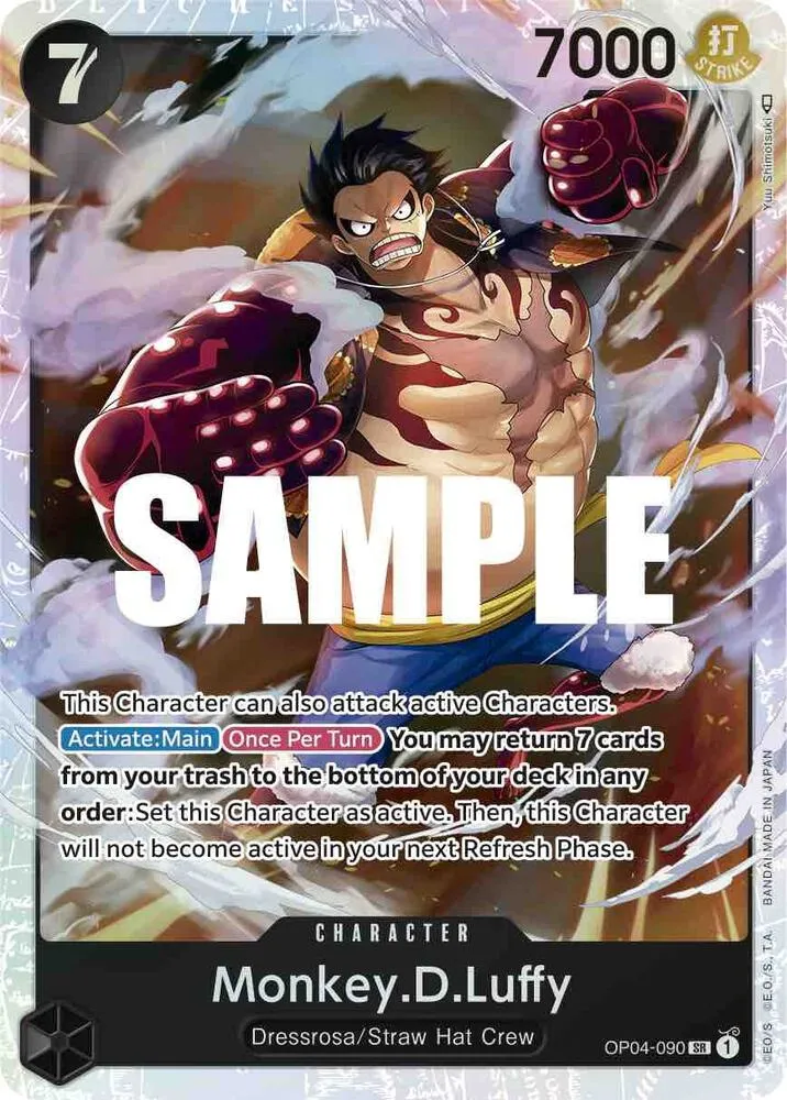 Monkey.D.Luffy (090) — Kingdoms of Intrigue — One Piece Card Game