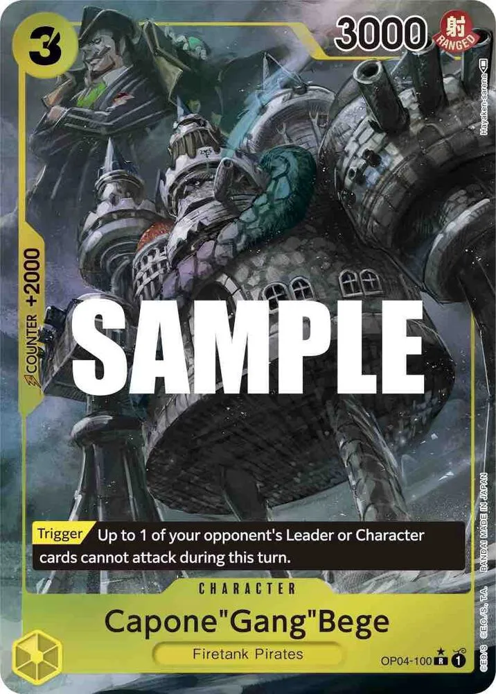 Capone"Gang"Bege (Alternate Art) — Kingdoms of Intrigue — One Piece Card Game