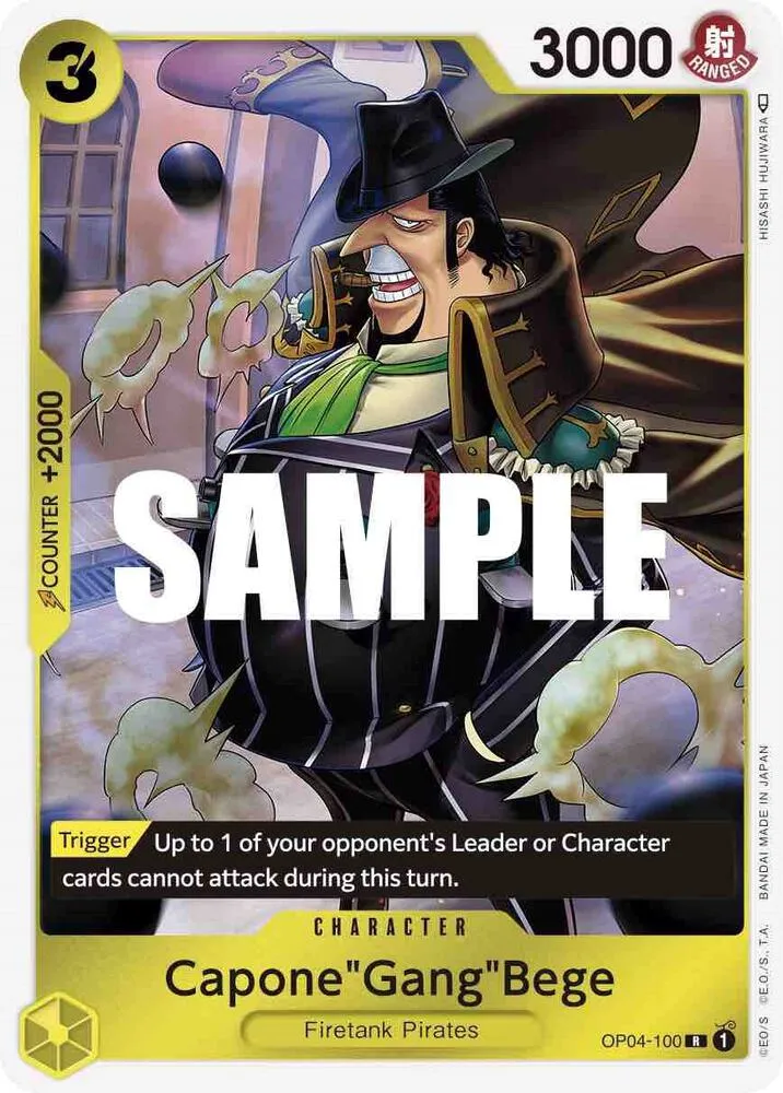 Capone"Gang"Bege" (OP04-100) — Kingdoms of Intrigue — One Piece Card Game