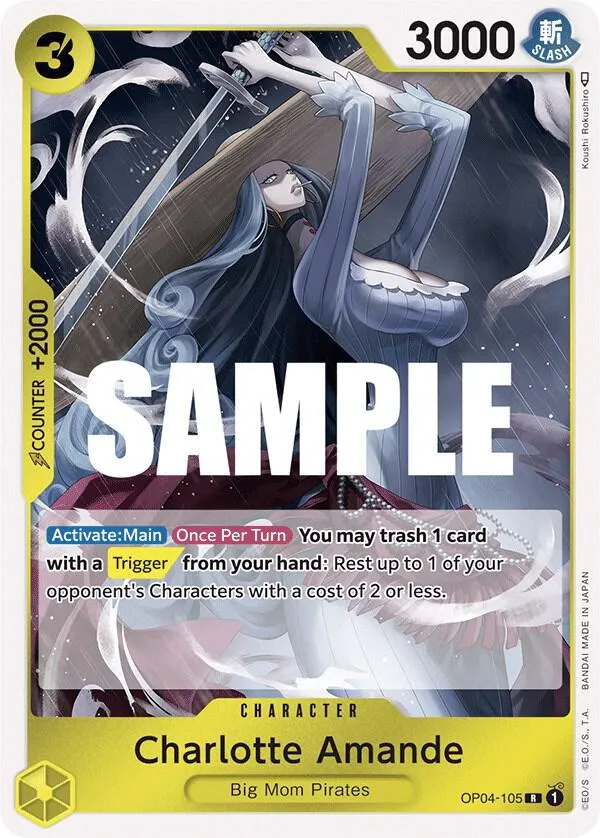 Charlotte Amande — Kingdoms of Intrigue — One Piece Card Game