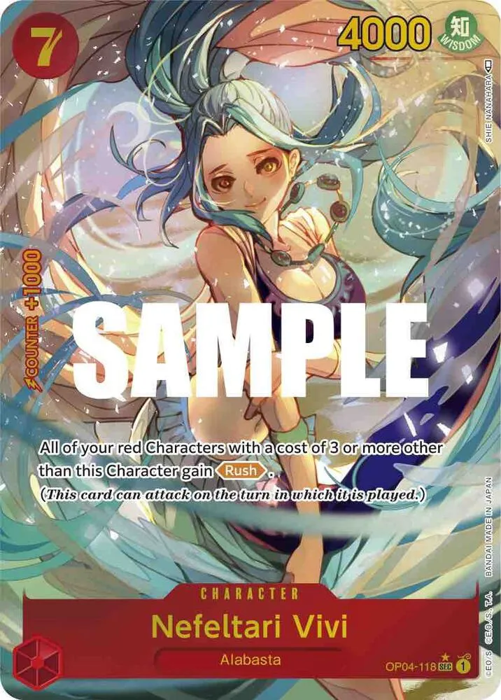 Nefeltari Vivi (118) (Alternate Art) — Kingdoms of Intrigue — One Piece Card Game