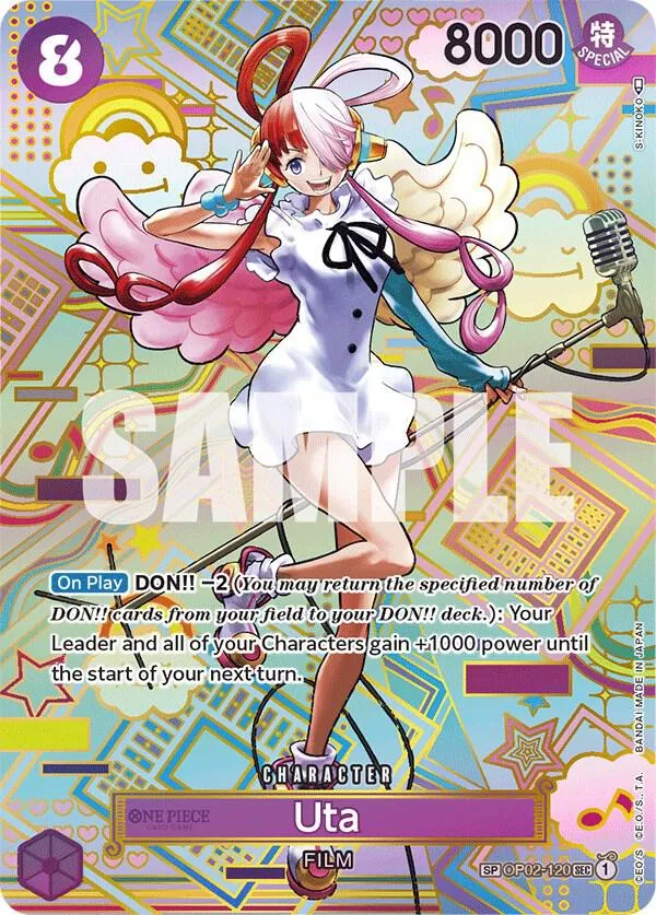 Uta (SP) from Awakening of the New Era - One Piece Card Game