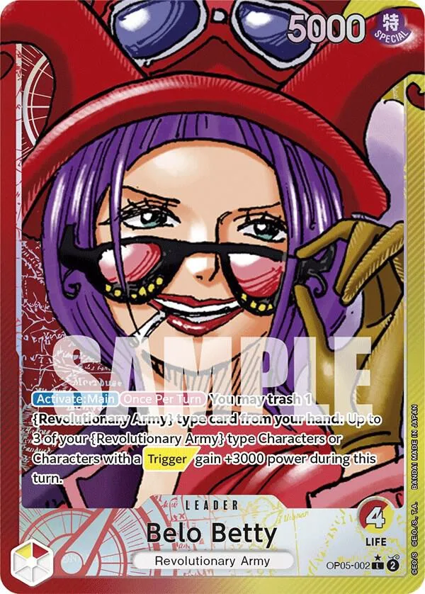 Belo Betty (002) (Alternate Art) — Awakening of the New Era — One Piece Card Game