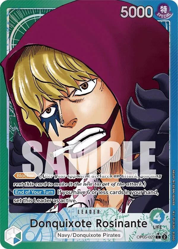 Donquixote Rosinante (022) (Alternate Art) — Awakening of the New Era — One Piece Card Game