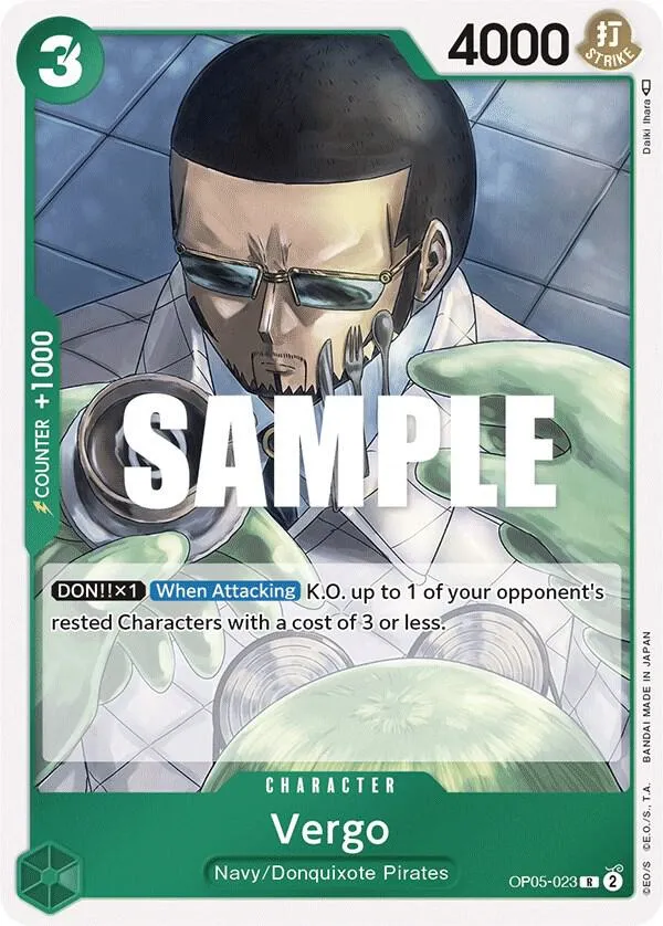 Vergo — Awakening of the New Era — One Piece Card Game