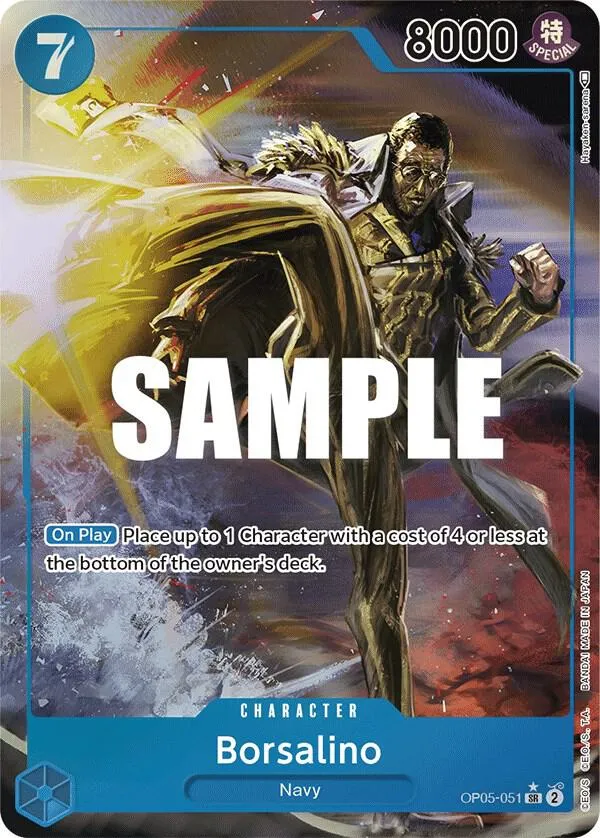Borsalino (Alternate Art) — Awakening of the New Era — One Piece Card Game