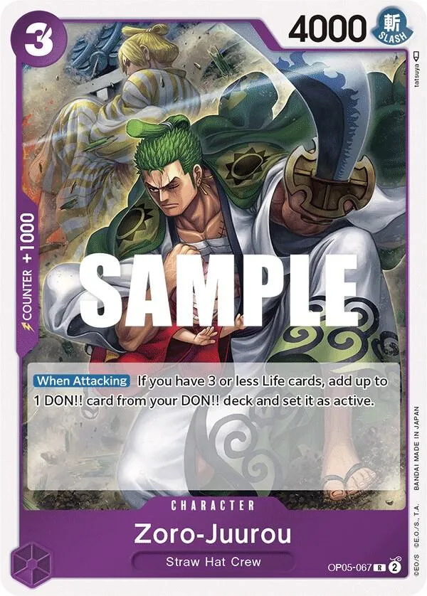 Zoro-Juurou — Awakening of the New Era — One Piece Card Game