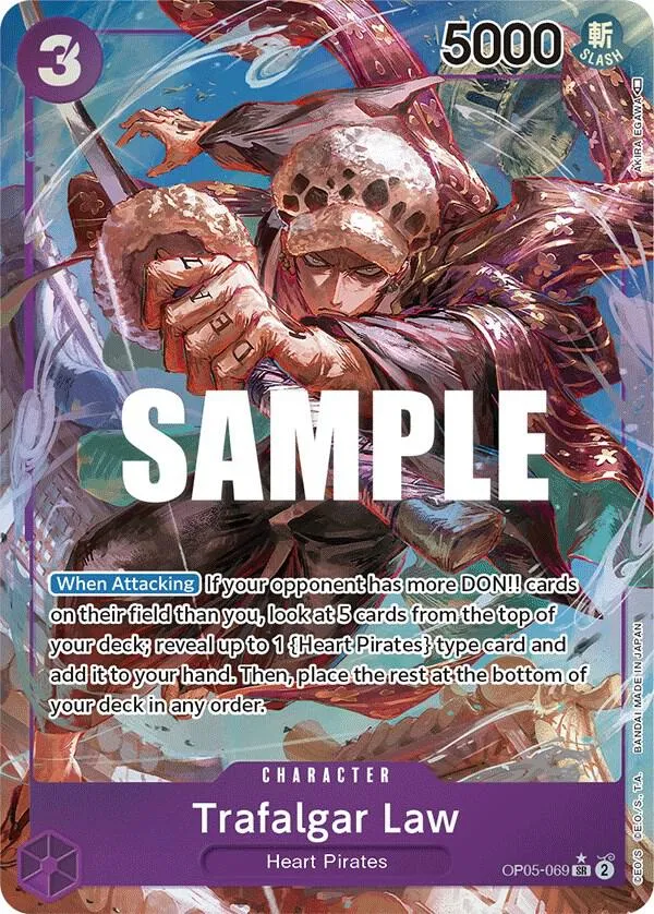 Trafalgar Law (Alternate Art) (069) — Awakening of the New Era — One Piece Card Game