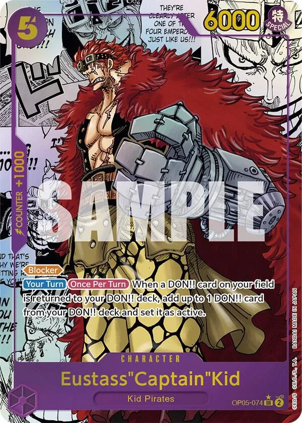 Eustass"Captain"Kid (Alternate Art) (Manga) from Awakening of the New Era - One Piece Card Game