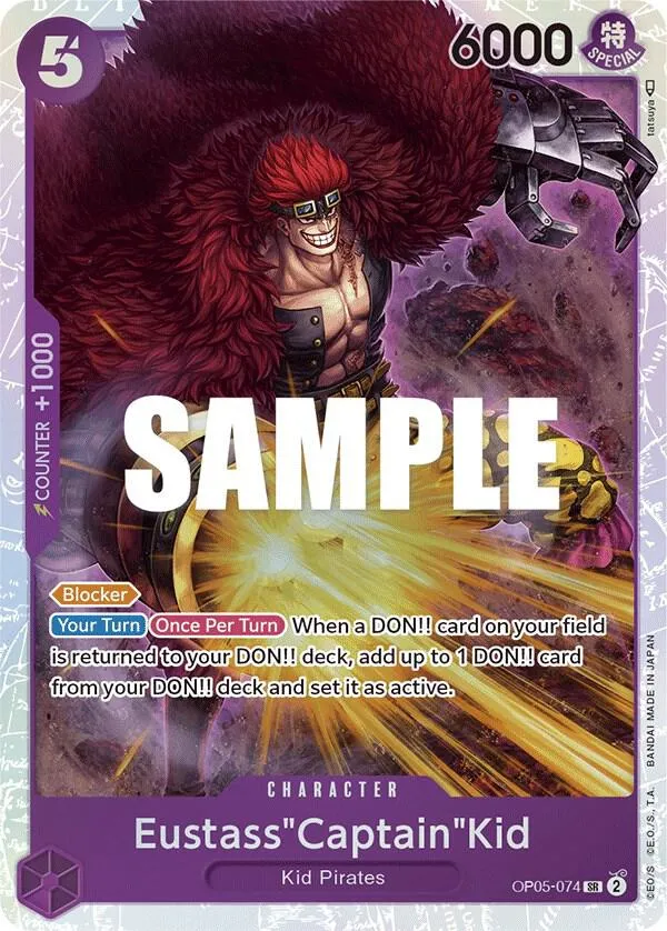 Eustass"Captain"Kid (OP05-074) — Awakening of the New Era — One Piece Card Game