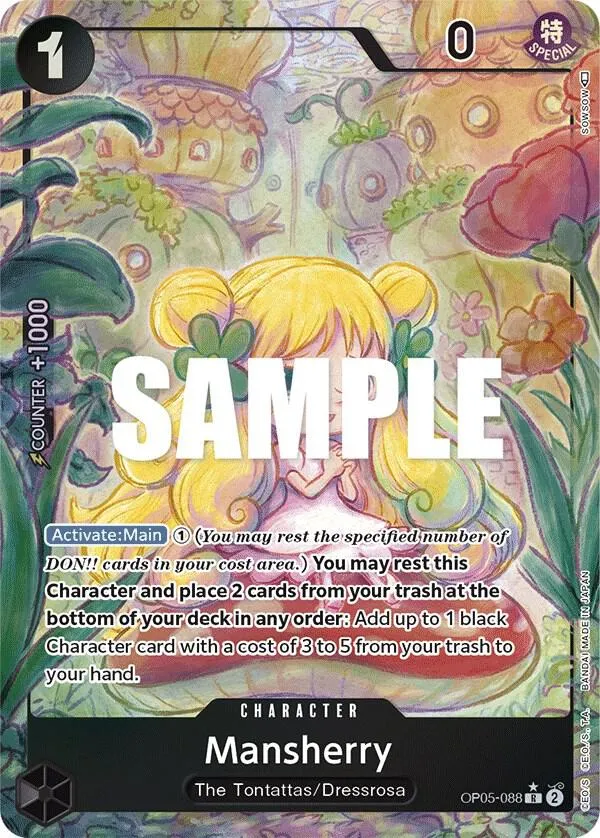 Mansherry (Alternate Art) — Awakening of the New Era — One Piece Card Game