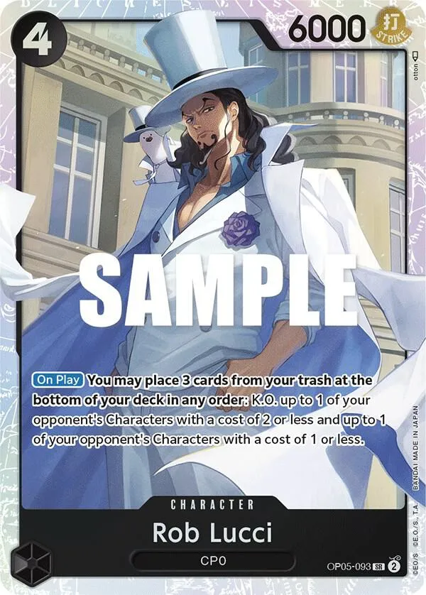 Rob Lucci (093) — Awakening of the New Era — One Piece Card Game