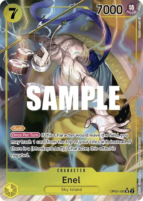 Enel (100) (Alternate Art) — Awakening of the New Era — One Piece Card Game