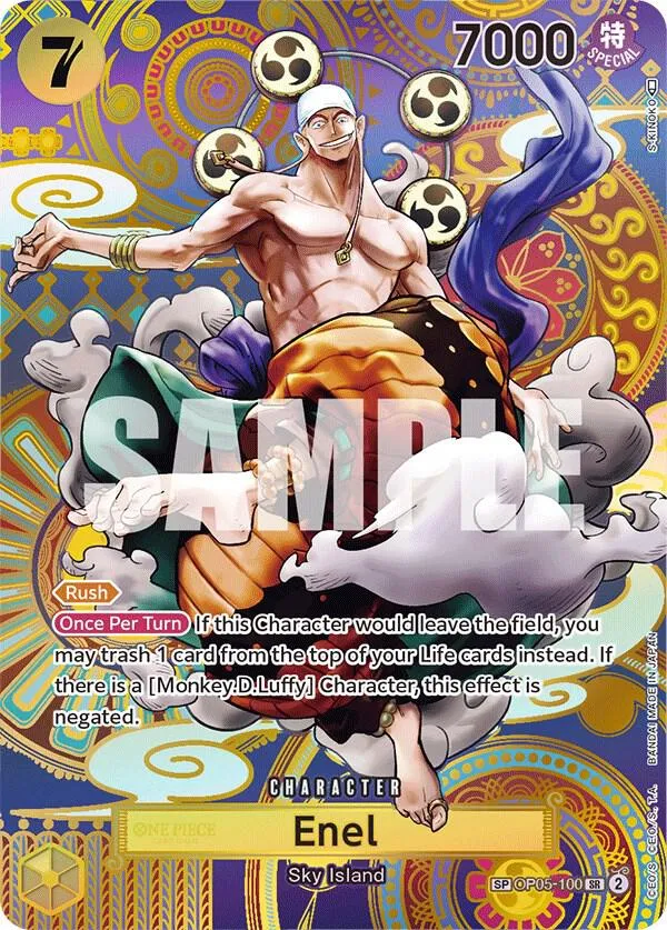 Enel (100) (SP) — Awakening of the New Era — One Piece Card Game