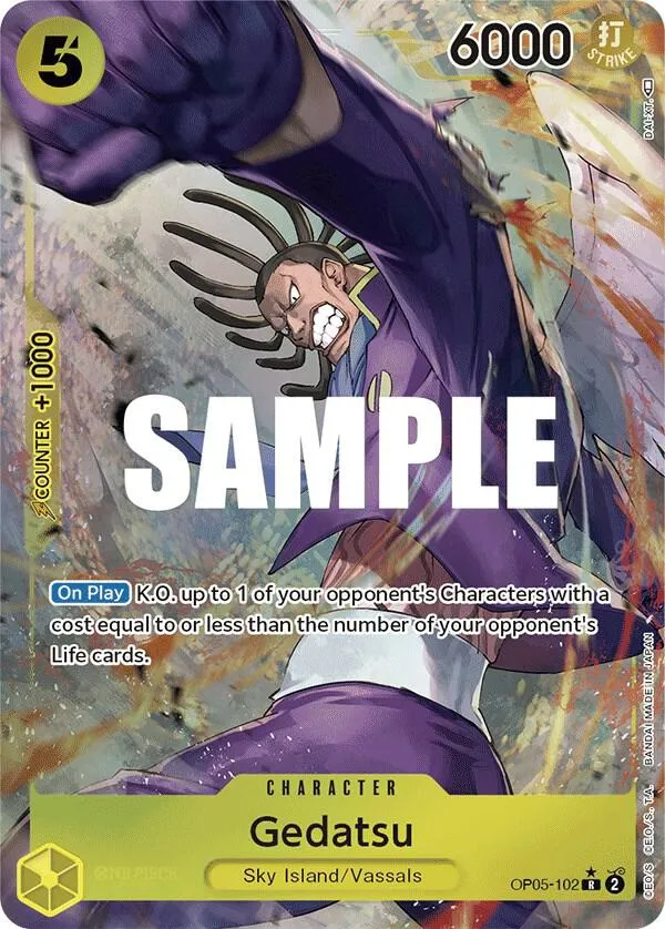 Gedatsu (Alternate Art) — Awakening of the New Era — One Piece Card Game