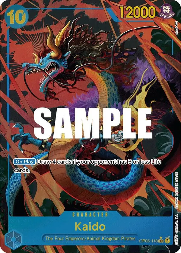 Kaido (118) (Alternate Art) — Awakening of the New Era — One Piece Card Game