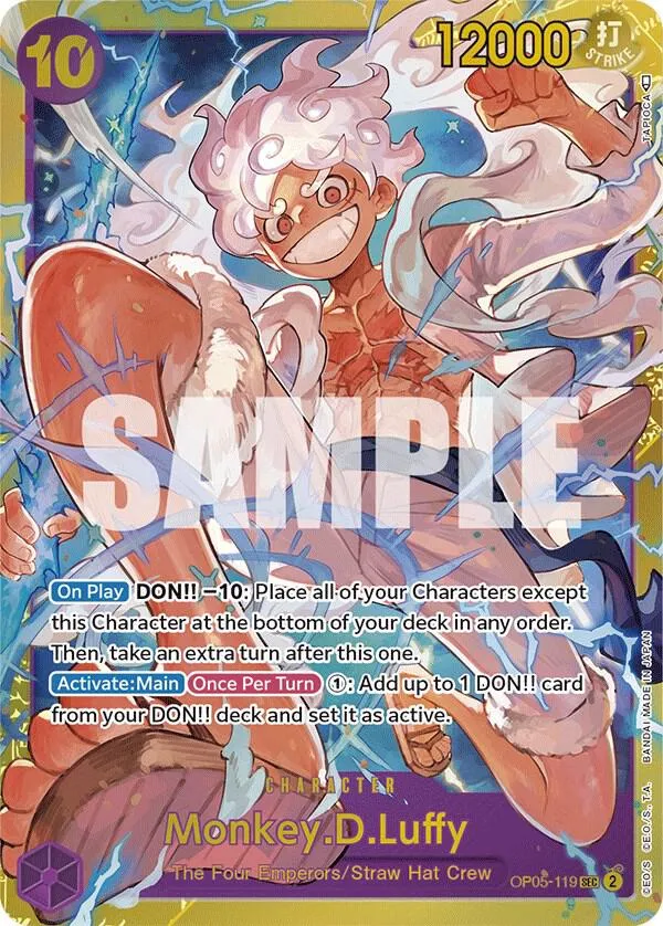 Monkey.D.Luffy (119) — Awakening of the New Era — One Piece Card Game
