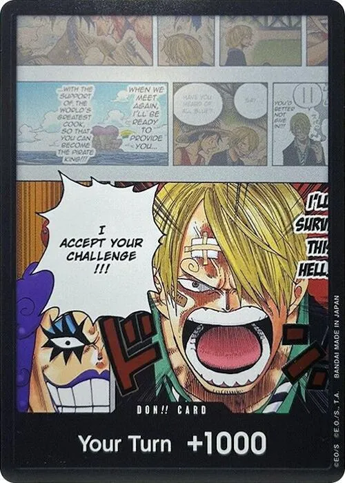DON!! Card (Ivankov & Sanji) (Double Pack Set Vol. 3) — Wings of the Captain — One Piece Card Game