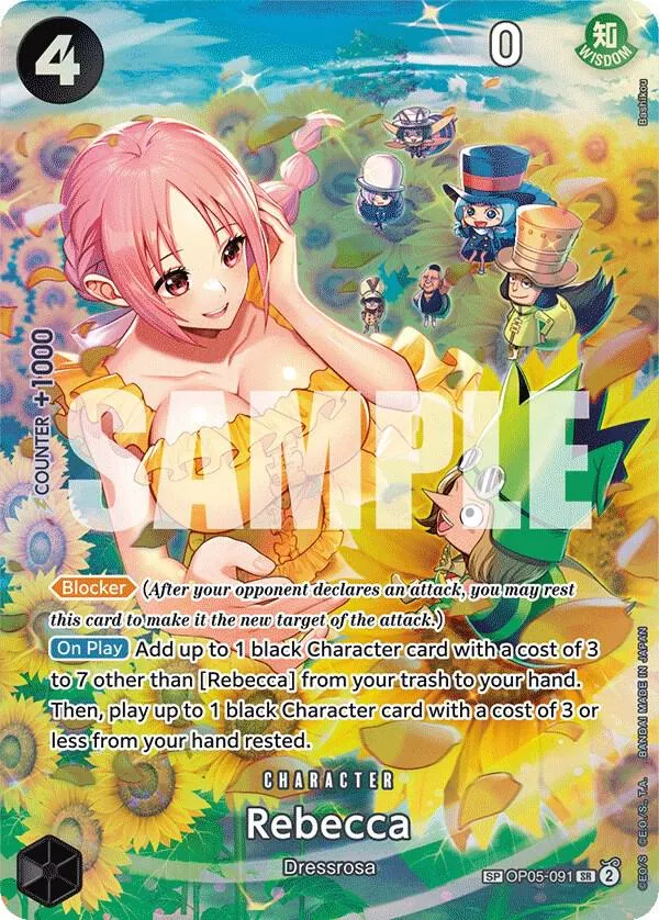 Rebecca (OP05-091) — Wings of the Captain — One Piece Card Game