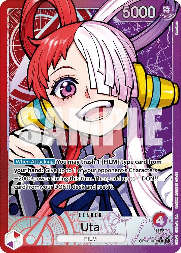 Uta (OP0-001) — Wings of the Captain — One Piece Card Game