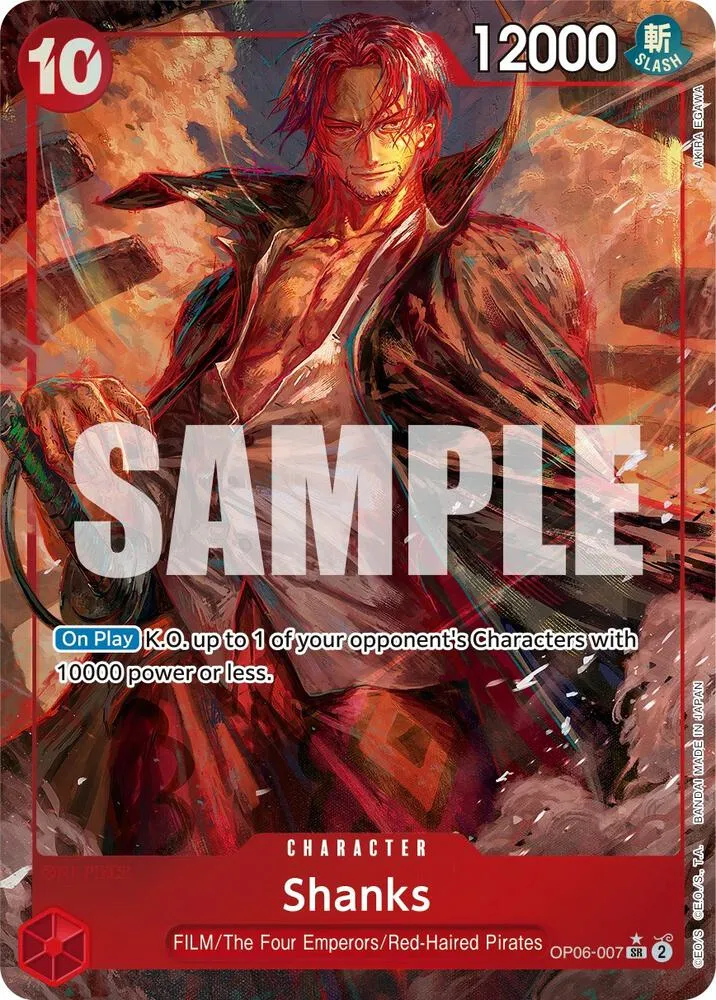 Shanks (OP06-007) — Wings of the Captain — One Piece Card Game