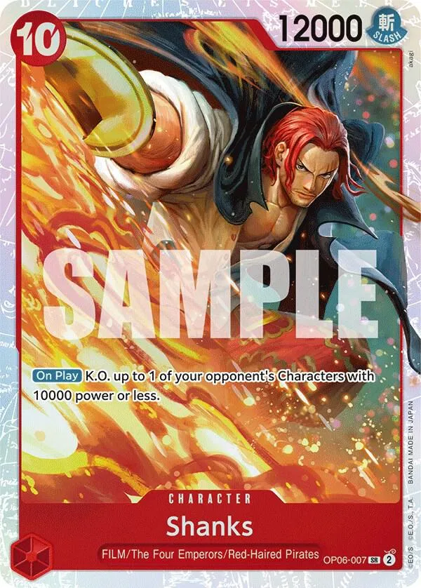 Shanks — Wings of the Captain — One Piece Card Game