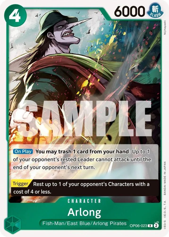 Arlong — Wings of the Captain — One Piece Card Game