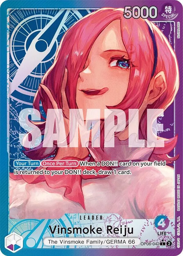 Vinsmoke Reiju (042) (Alternate Art) — Wings of the Captain — One Piece Card Game
