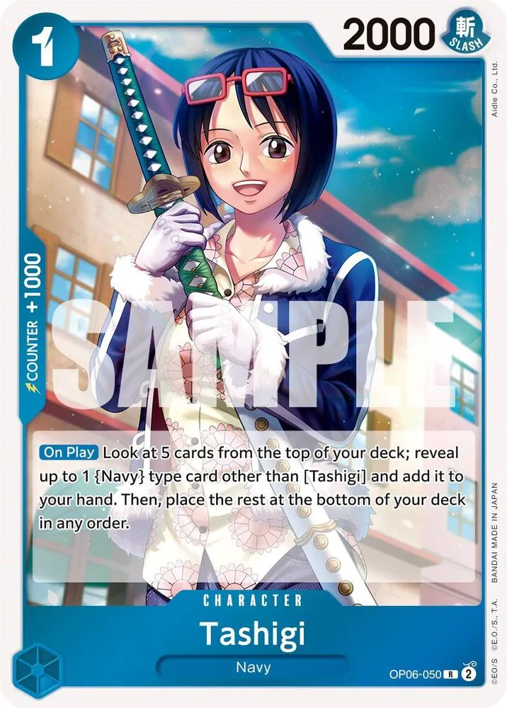 Tashigi (OP06-050) — Wings of the Captain — One Piece Card Game