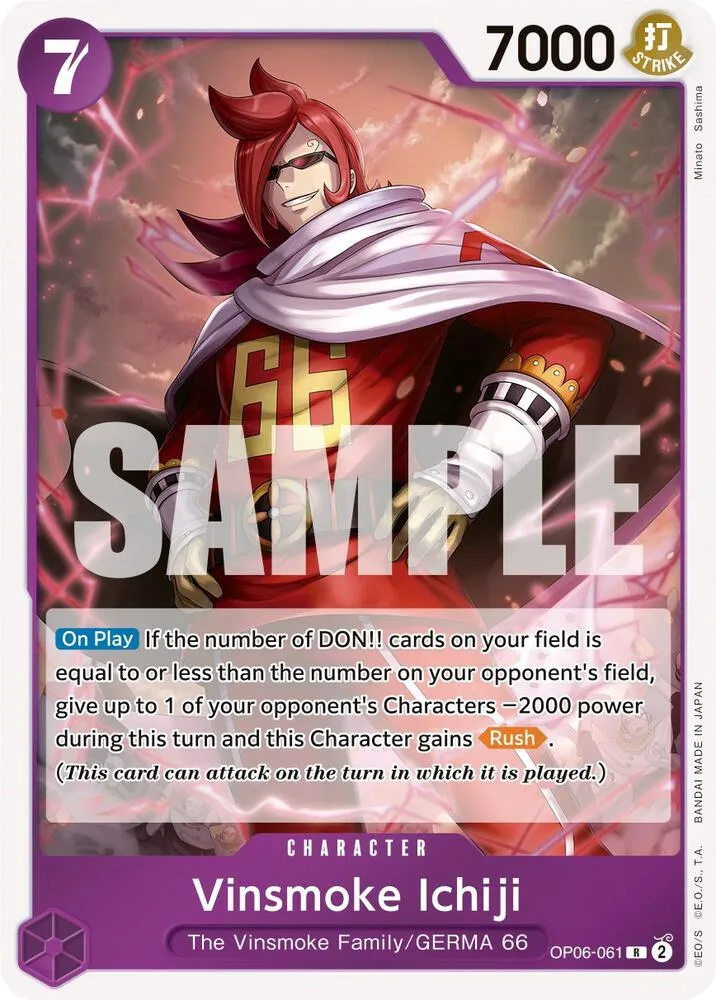 Vinsmoke Ichiji (061) — Wings of the Captain — One Piece Card Game