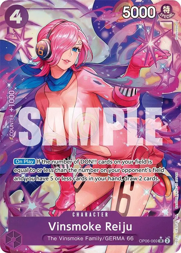 Vinsmoke Reiju (069) (Alternate Art) — Wings of the Captain — One Piece Card Game