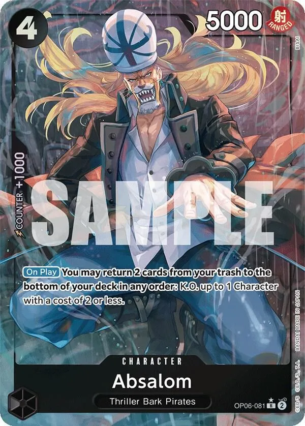 Absalom (Alternate Art) — Wings of the Captain — One Piece Card Game