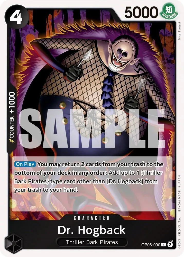Dr. Hogback — Wings of the Captain — One Piece Card Game