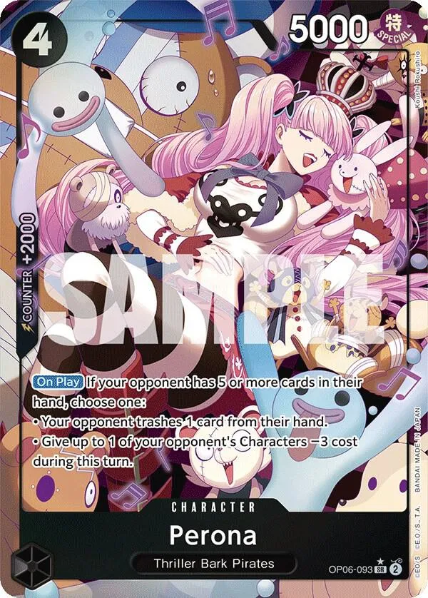Perona (093) (Alternate Art) — Wings of the Captain — One Piece Card Game
