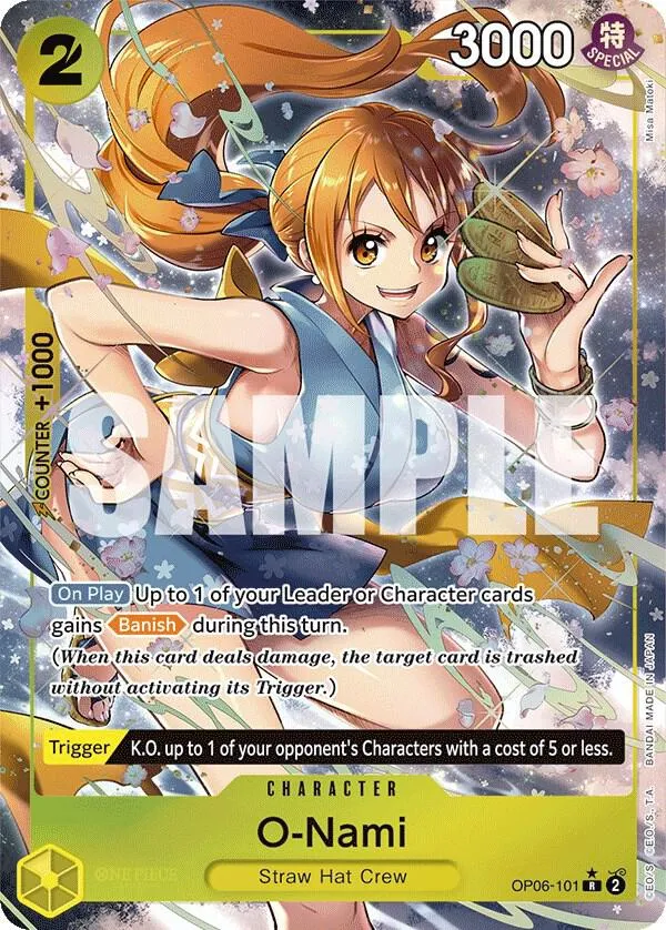O-Nami (Alternate Art) — Wings of the Captain — One Piece Card Game