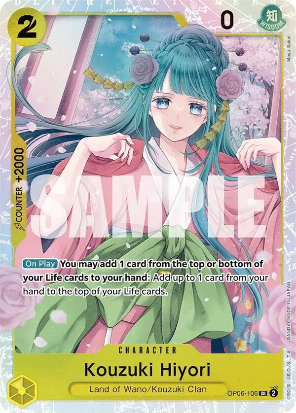 Kouzuki Hiyori — Wings of the Captain — One Piece Card Game