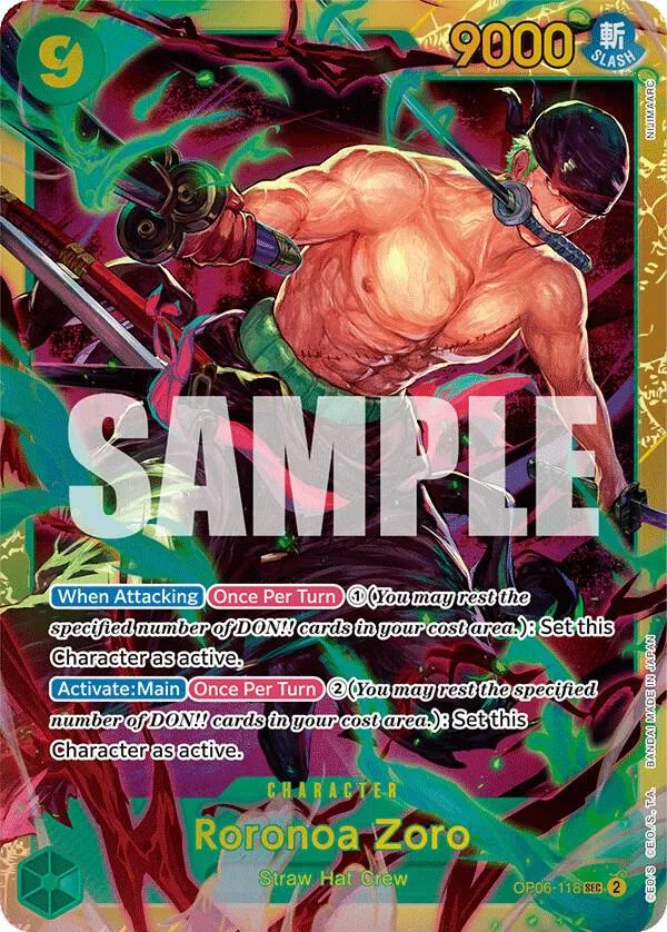 Roronoa Zoro — Wings of the Captain — One Piece Card Game