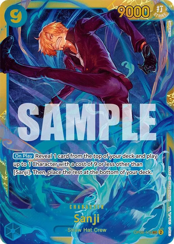 Sanji — Wings of the Captain — One Piece Card Game