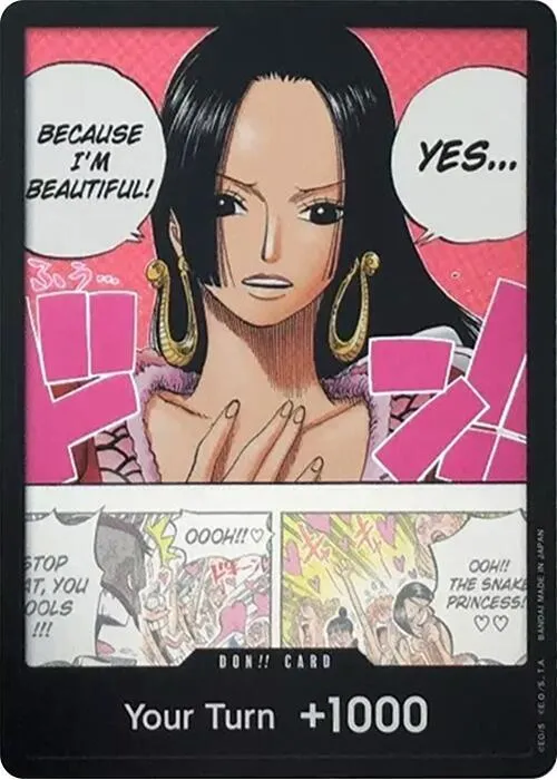 DON!! Card (Boa Hancock) (Double Pack Set Vol. 4) — 500 Years in the Future — One Piece Card Game