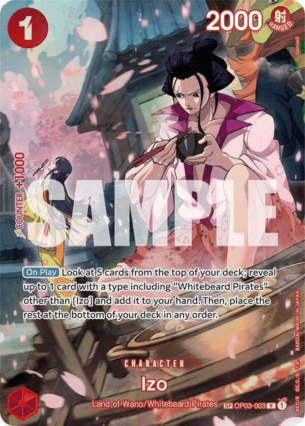Izo (SP) — 500 Years in the Future — One Piece Card Game