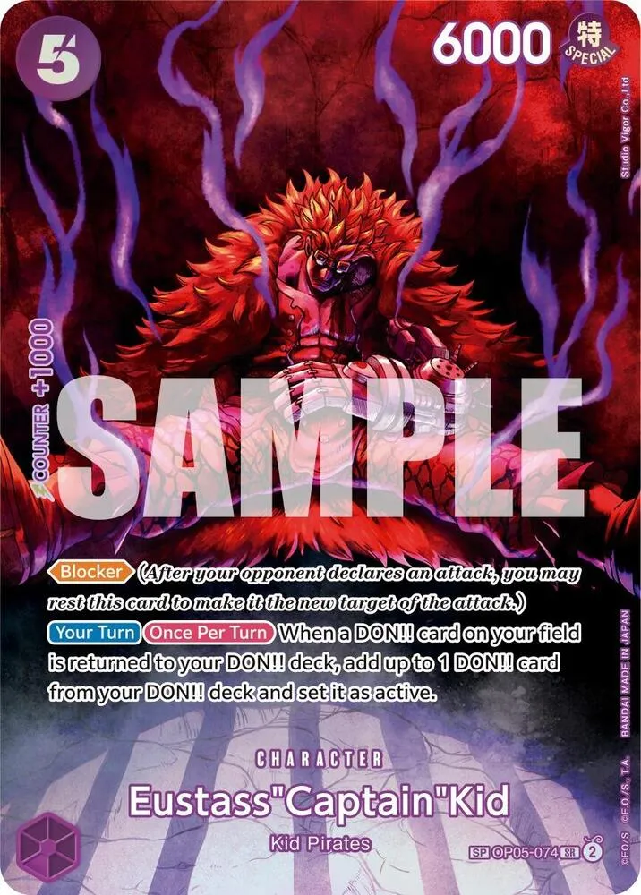 Eustass"Captain"Kid (SP) — 500 Years in the Future — One Piece Card Game