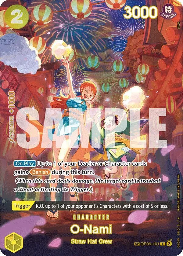 O-Nami (SP) — 500 Years in the Future — One Piece Card Game