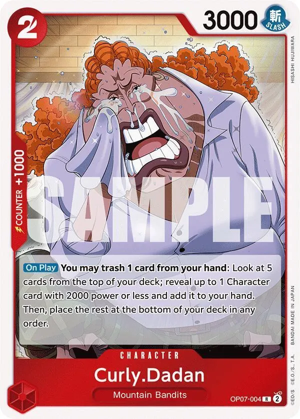 Curly.Dadan — 500 Years in the Future — One Piece Card Game
