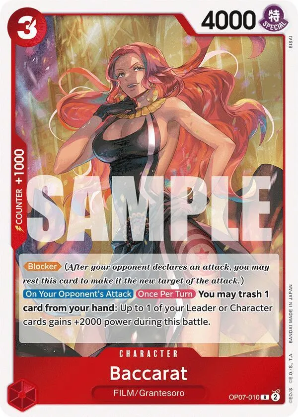 Baccarat — 500 Years in the Future — One Piece Card Game