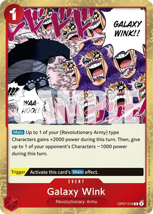 Galaxy Wink — 500 Years in the Future — One Piece Card Game