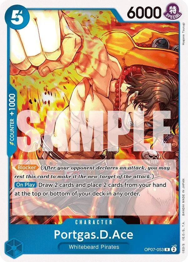Portgas.D.Ace (053) — 500 Years in the Future — One Piece Card Game