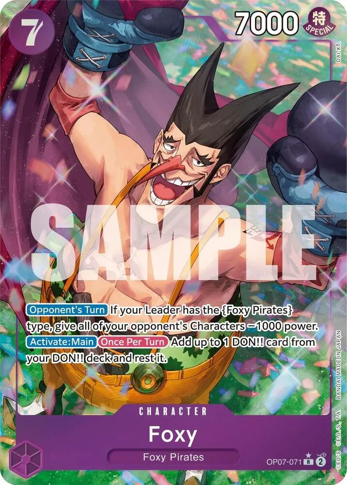 Foxy (OP07-071) — 500 Years in the Future — One Piece Card Game